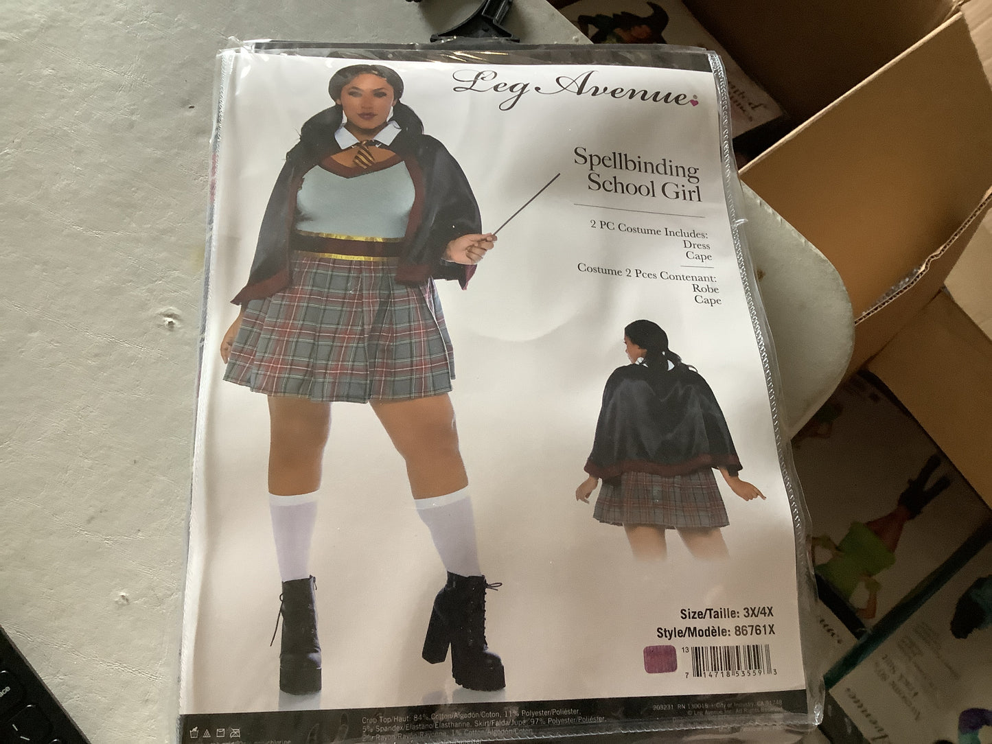 *Spellbinding School Girl - Adult Plus 3X/4X