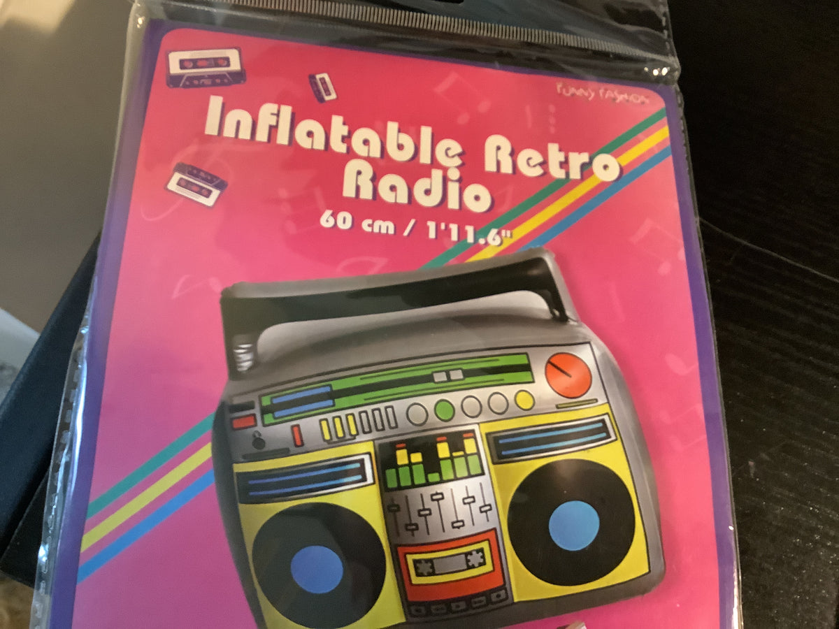 Inflatable Retro Radio