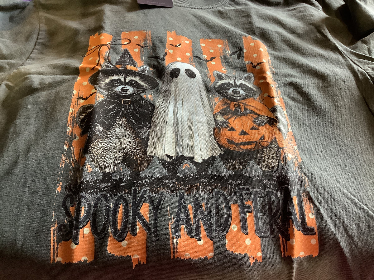 Spooky & Feral T-Shirt - Adult Large