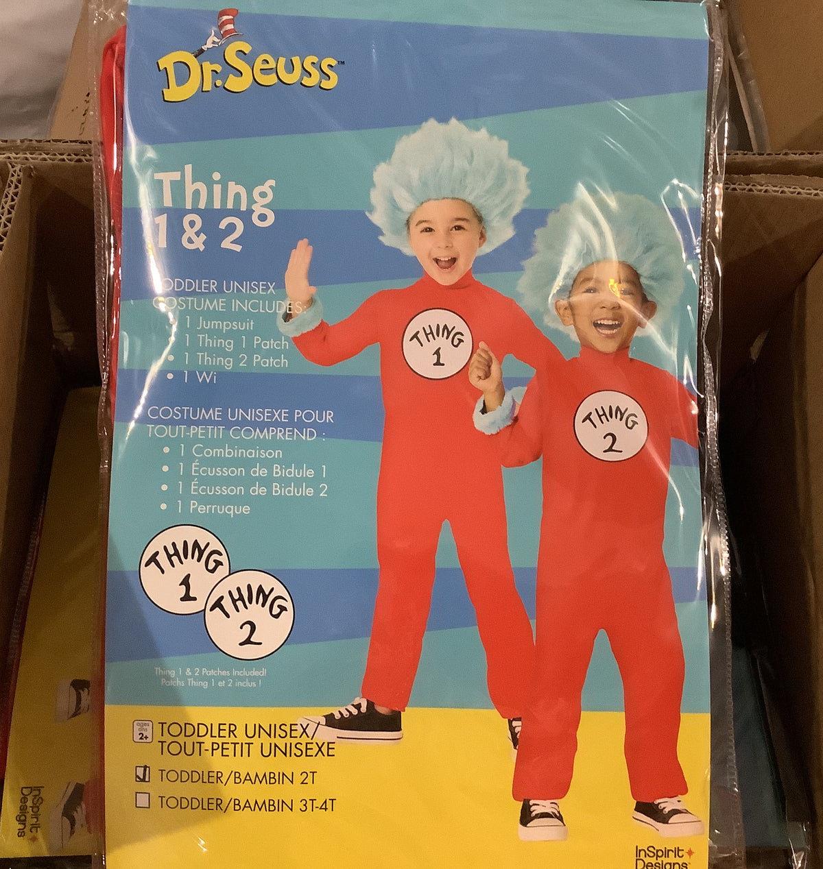 Dr. Seuss Thing 1 & 2 Jumpsuit - Toddler 2T