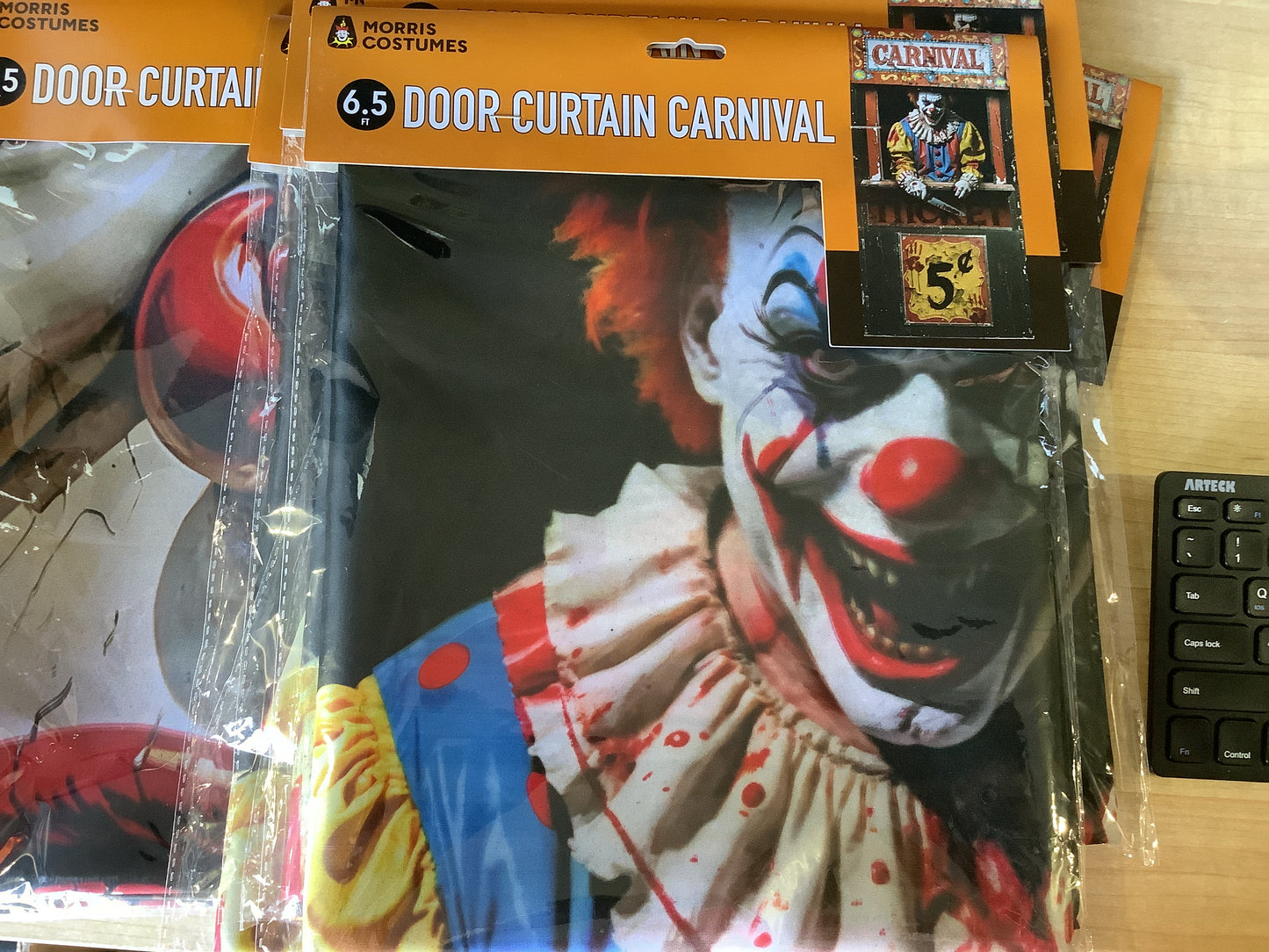 *6.5ft Door Curtain - Carnival