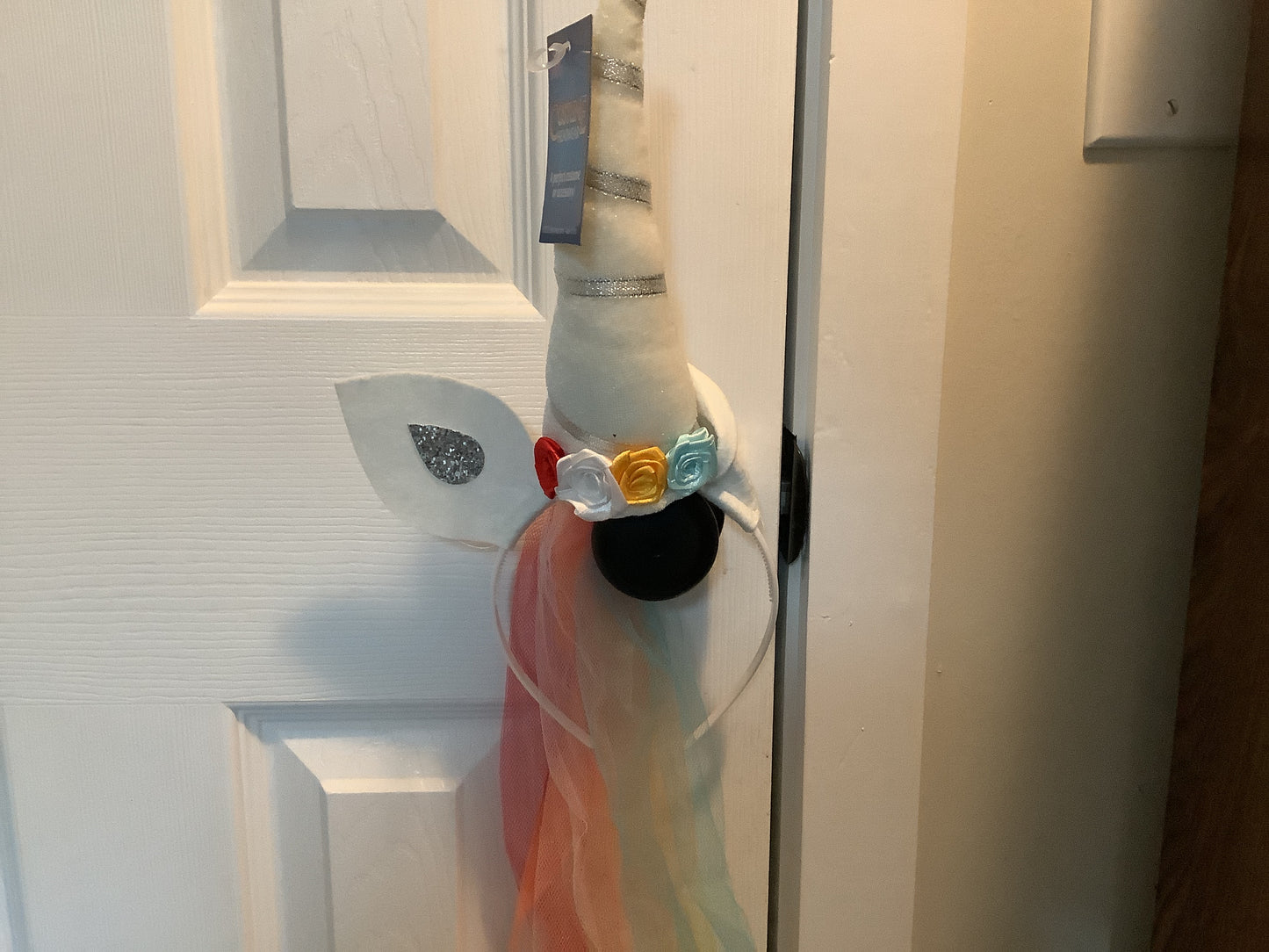 Rainbow Veil Unicorn Headband