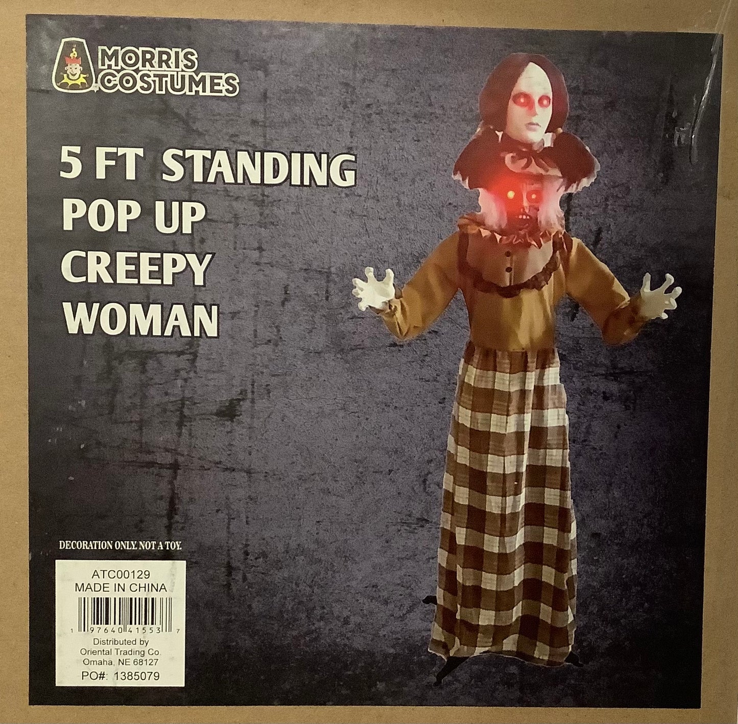 5 FT Standing Pop Up Creepy Woman