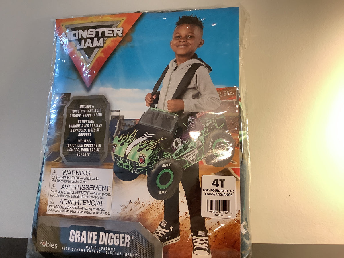 Grave Digger Car - Child - 4T