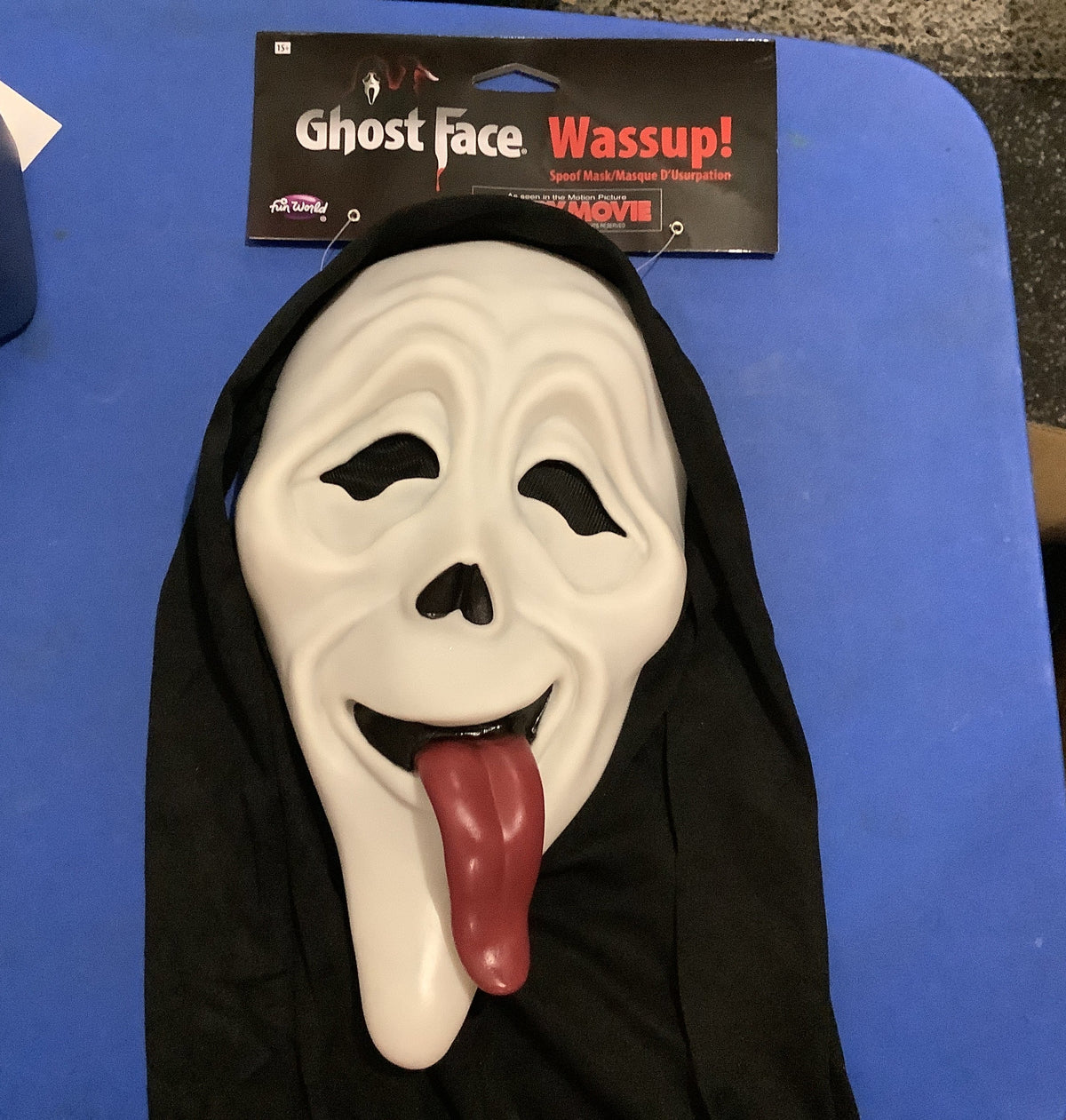 Scary Movie Ghost Face “Wassup!” Mask - Adult One Size