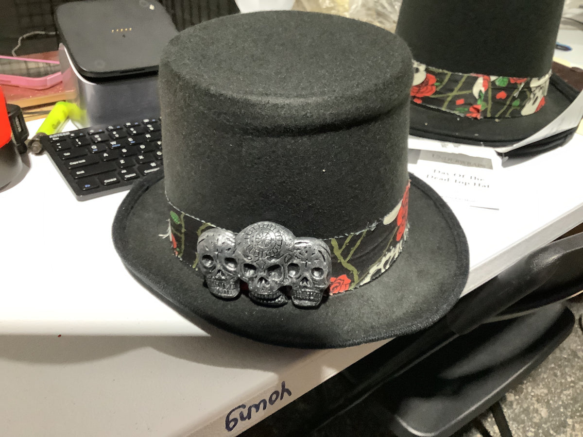 Day of the Dead Top Hat - One Size