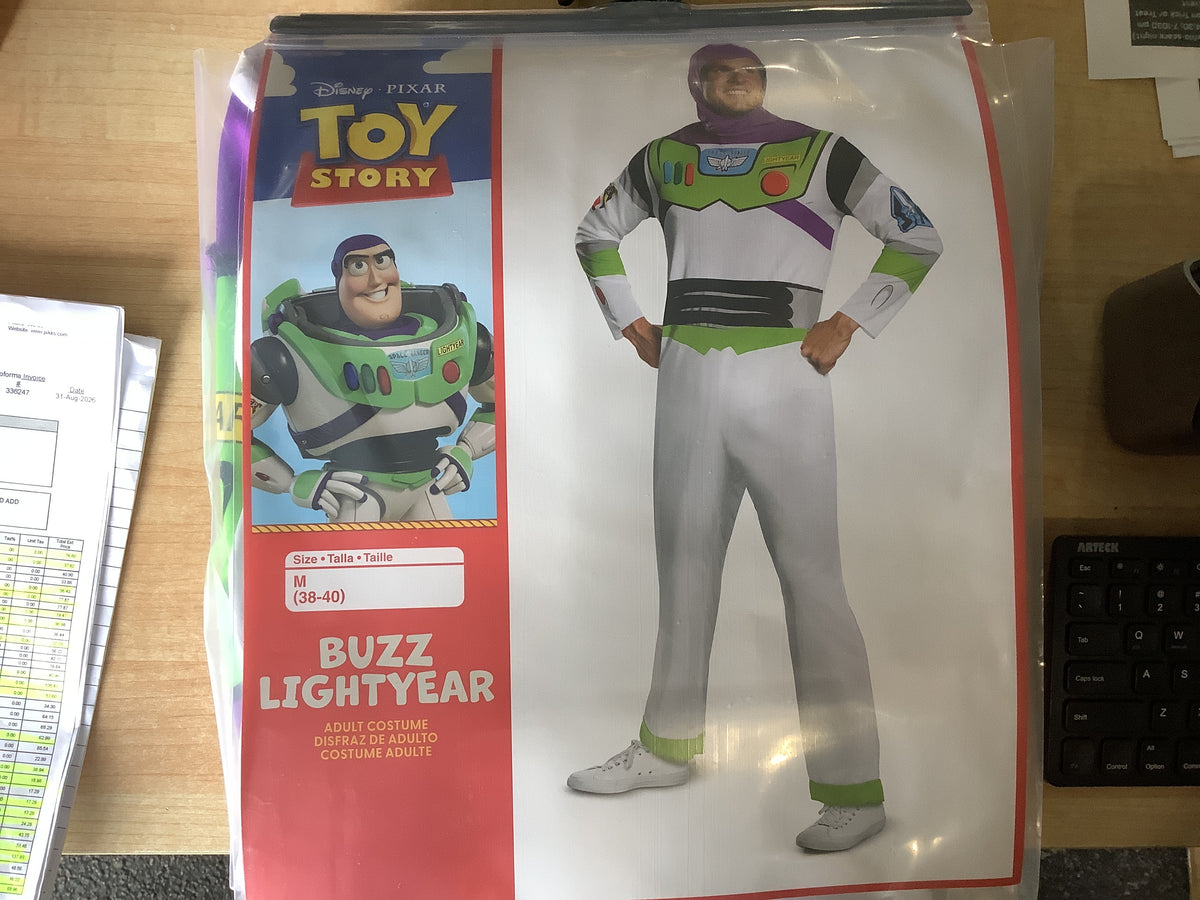 Disney/Pixar Toy Story - Buzz Lightyear - Adult Medium (38-40)