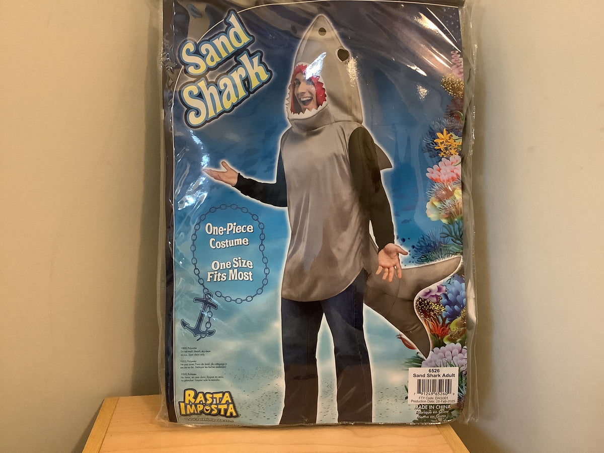 Sand Shark One-Piece Costume - Adult One Size
