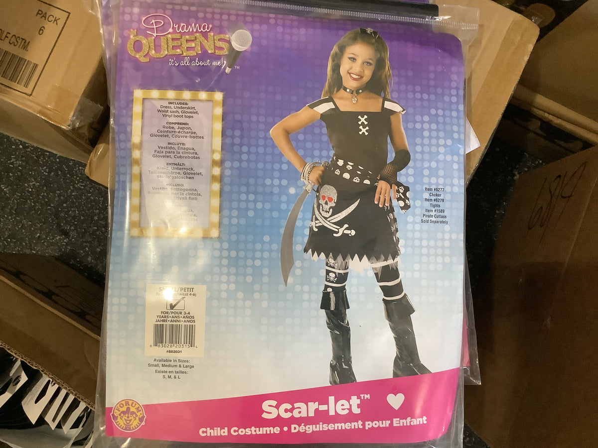 Drama Queens - Scar-let - Child Small (4-6)