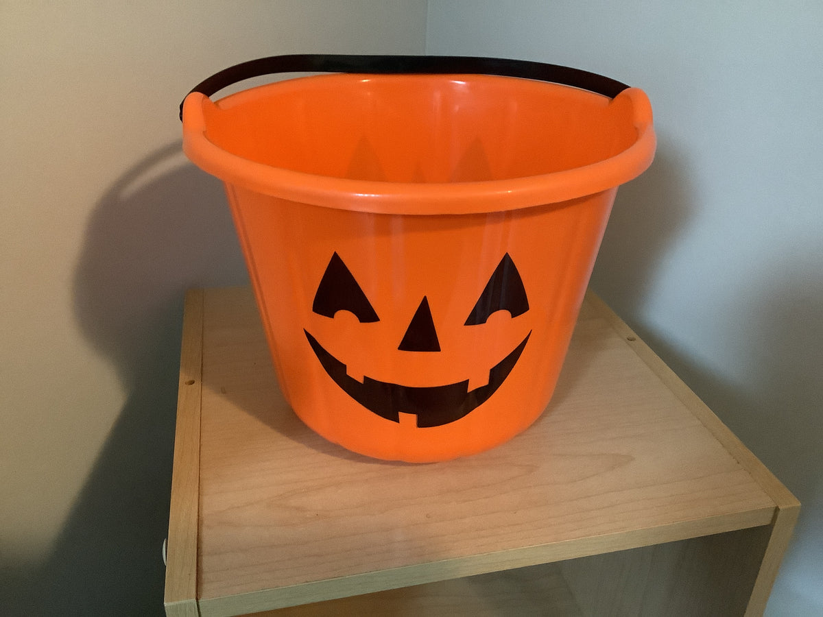 Halloween Trick or Treat Bucket - Orange