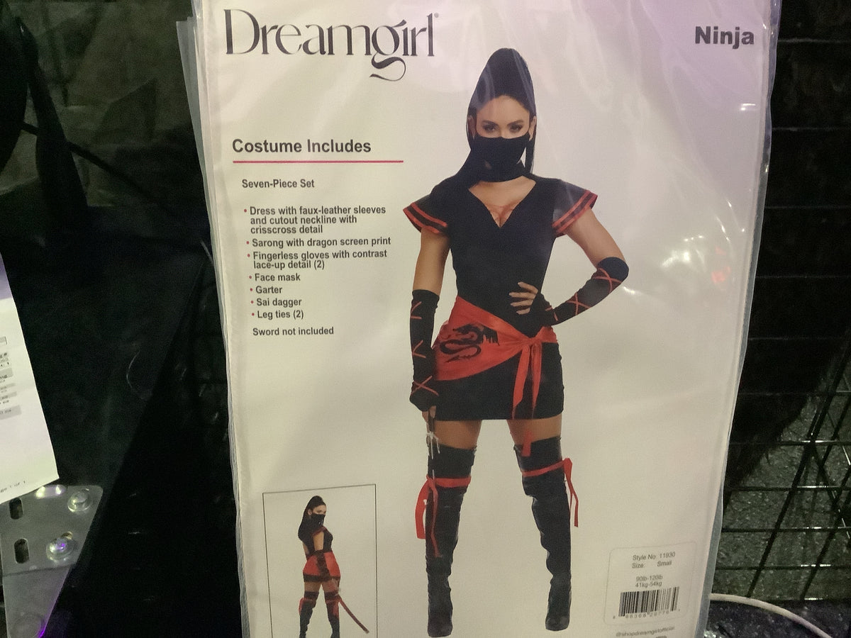 Red Female Ninja - Adult Small