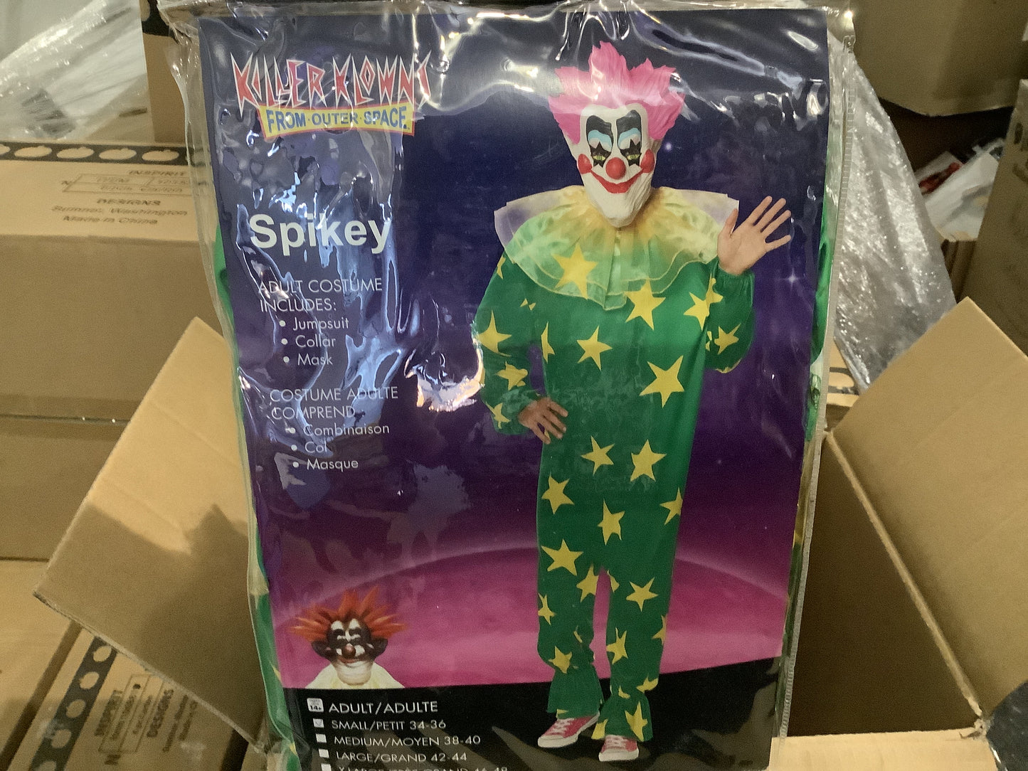 *Killer Klowns from Outer Space - Spikey - Adult Large (42-44)