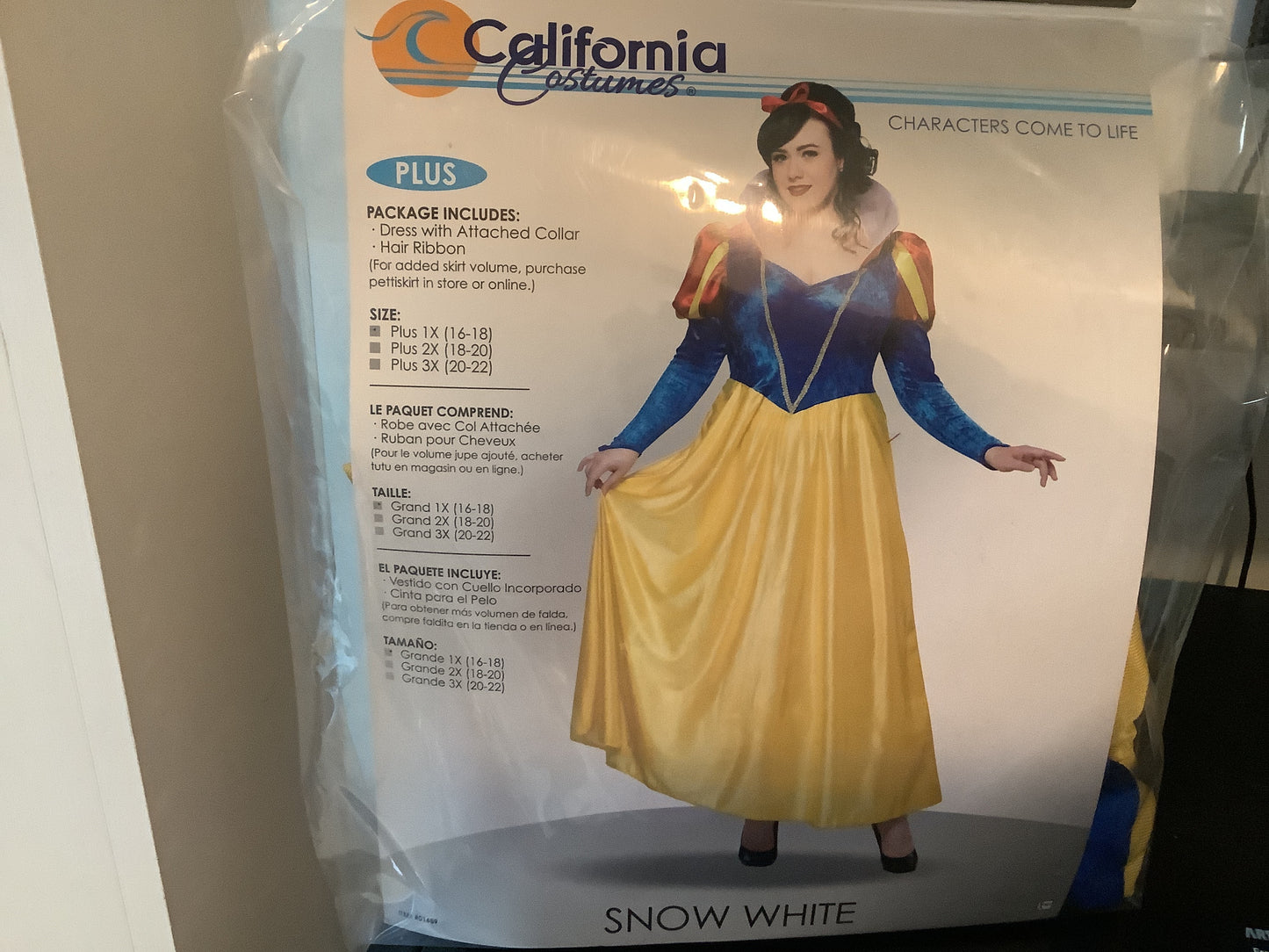 *Snow White Adult Plus - 3X