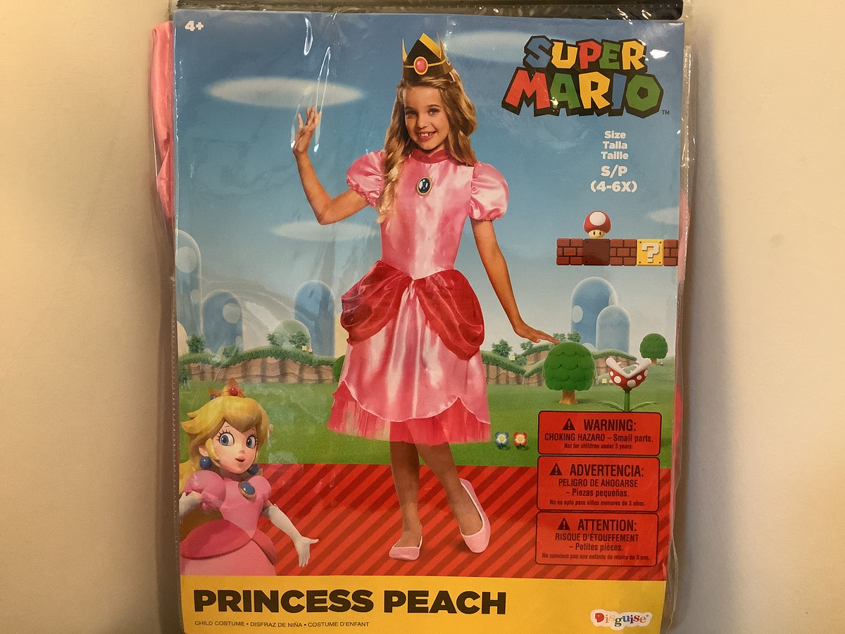 Super Mario - Princess Peach - Child Small (4-6x)