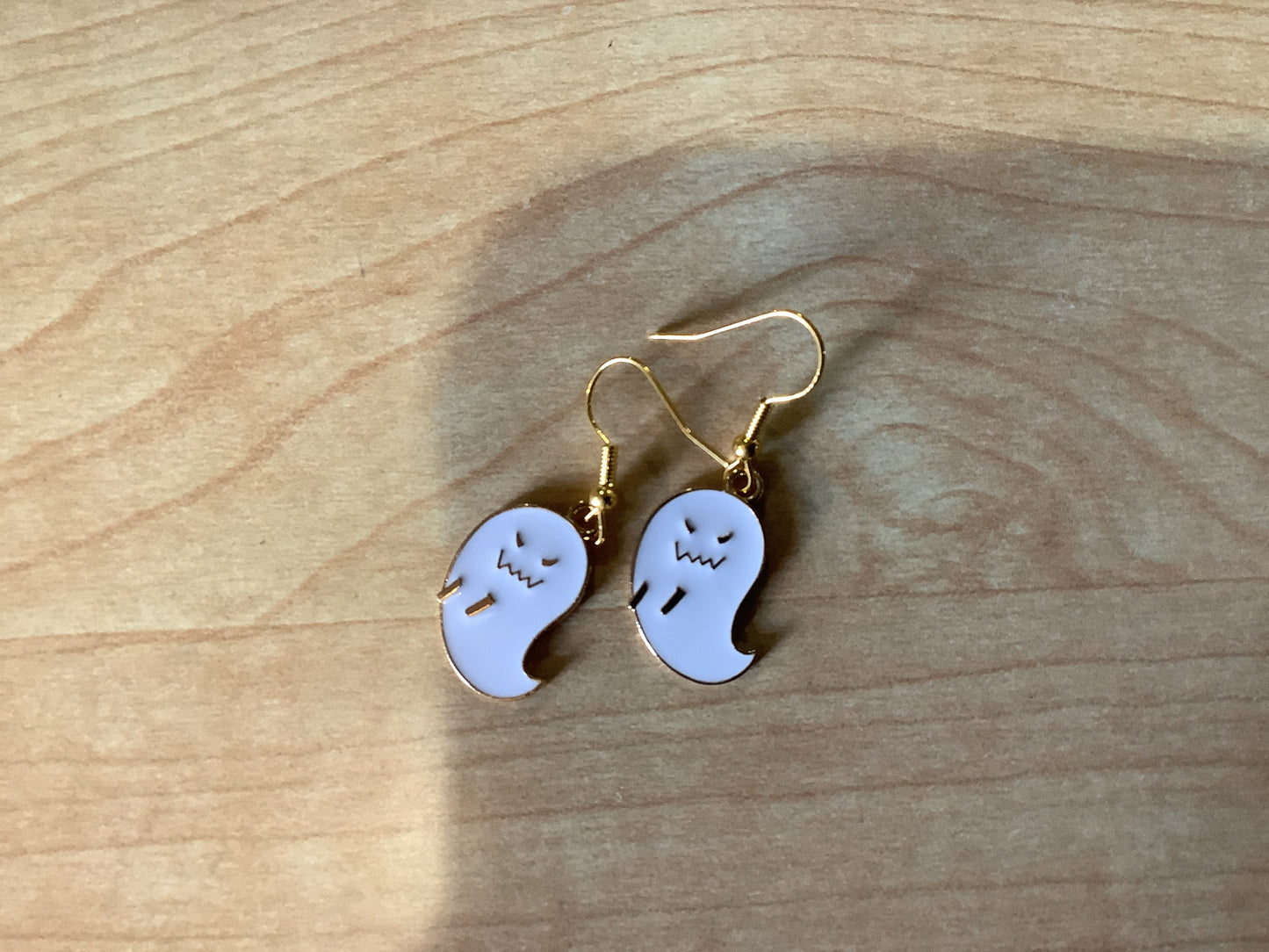 Enamel Ghost Earrings