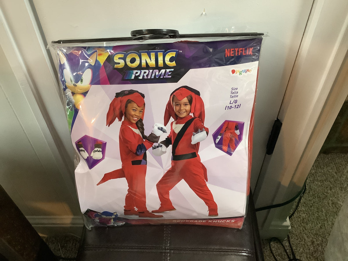*Knuckles Sonic Prime Deluxe - Large (10-12)