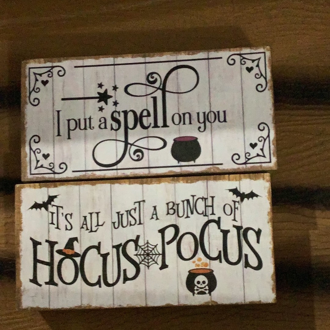 *Hocus Pocus Sign