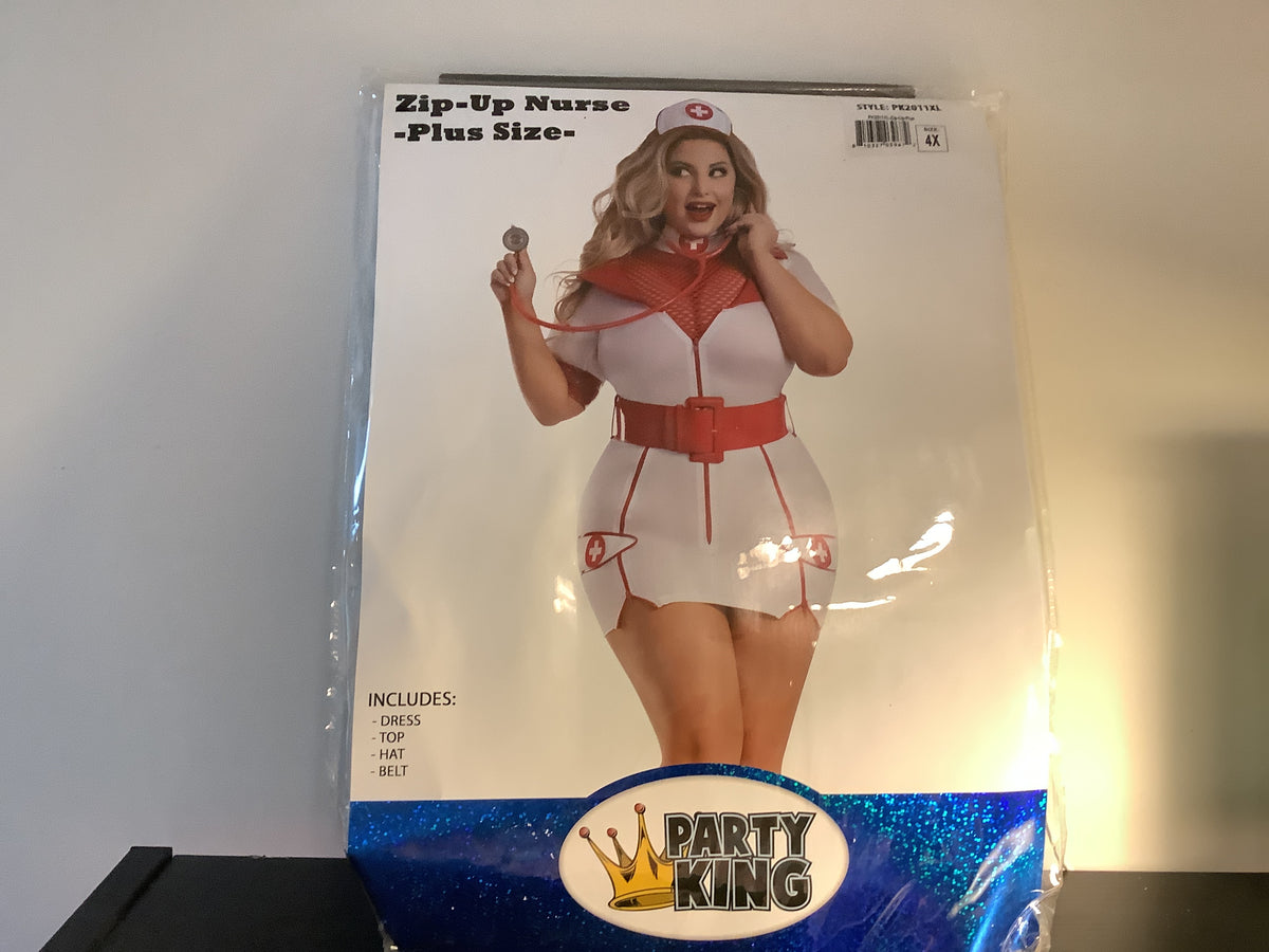 Zip Up Nurse - Adult - 2X