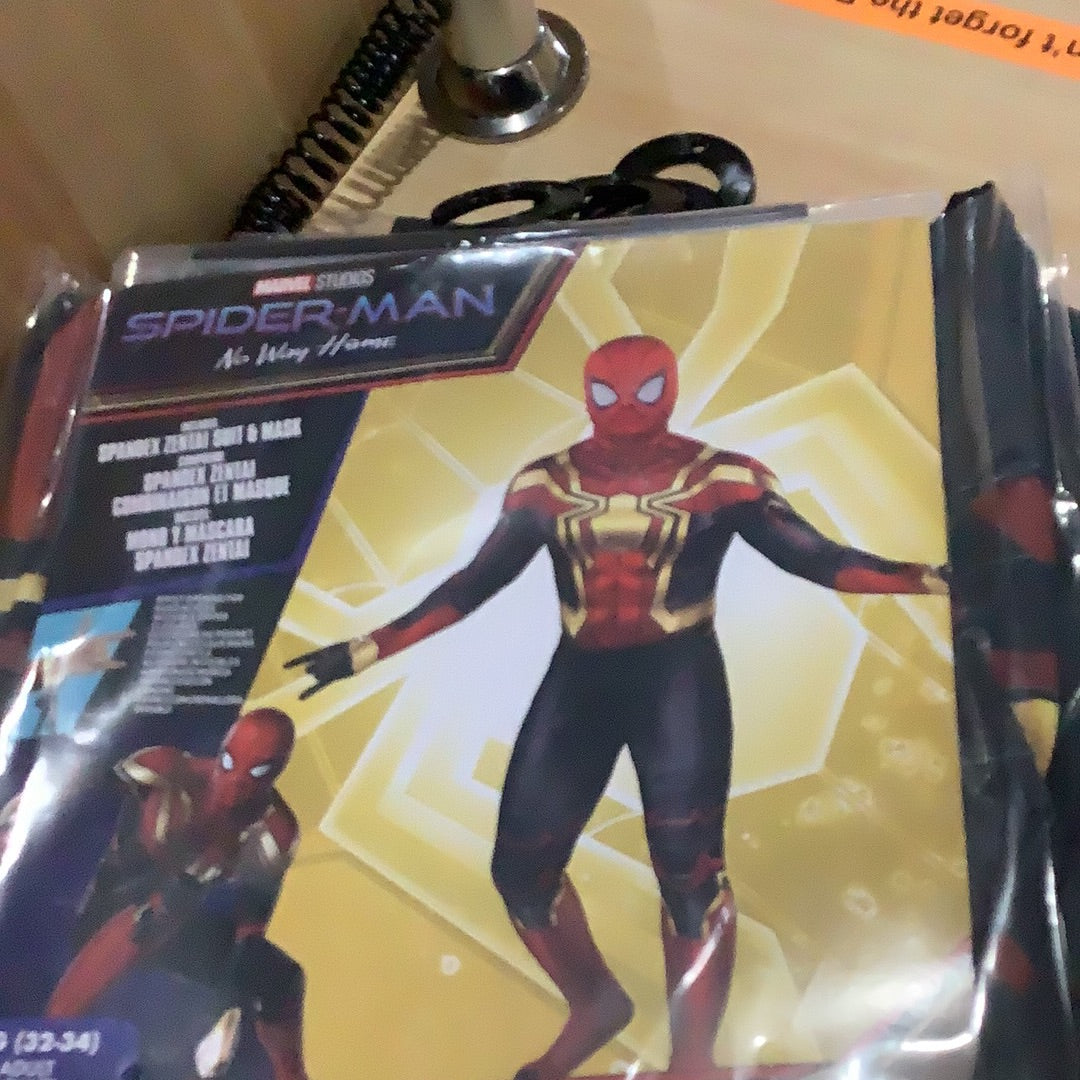 *Marvel- Spiderman Integrated Suit- Adult Large (32-34)