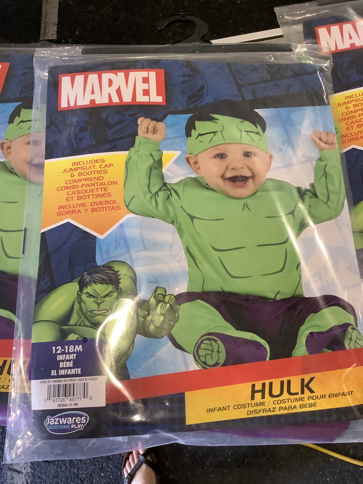*Marvel - Hulk - Infant 12-18 months