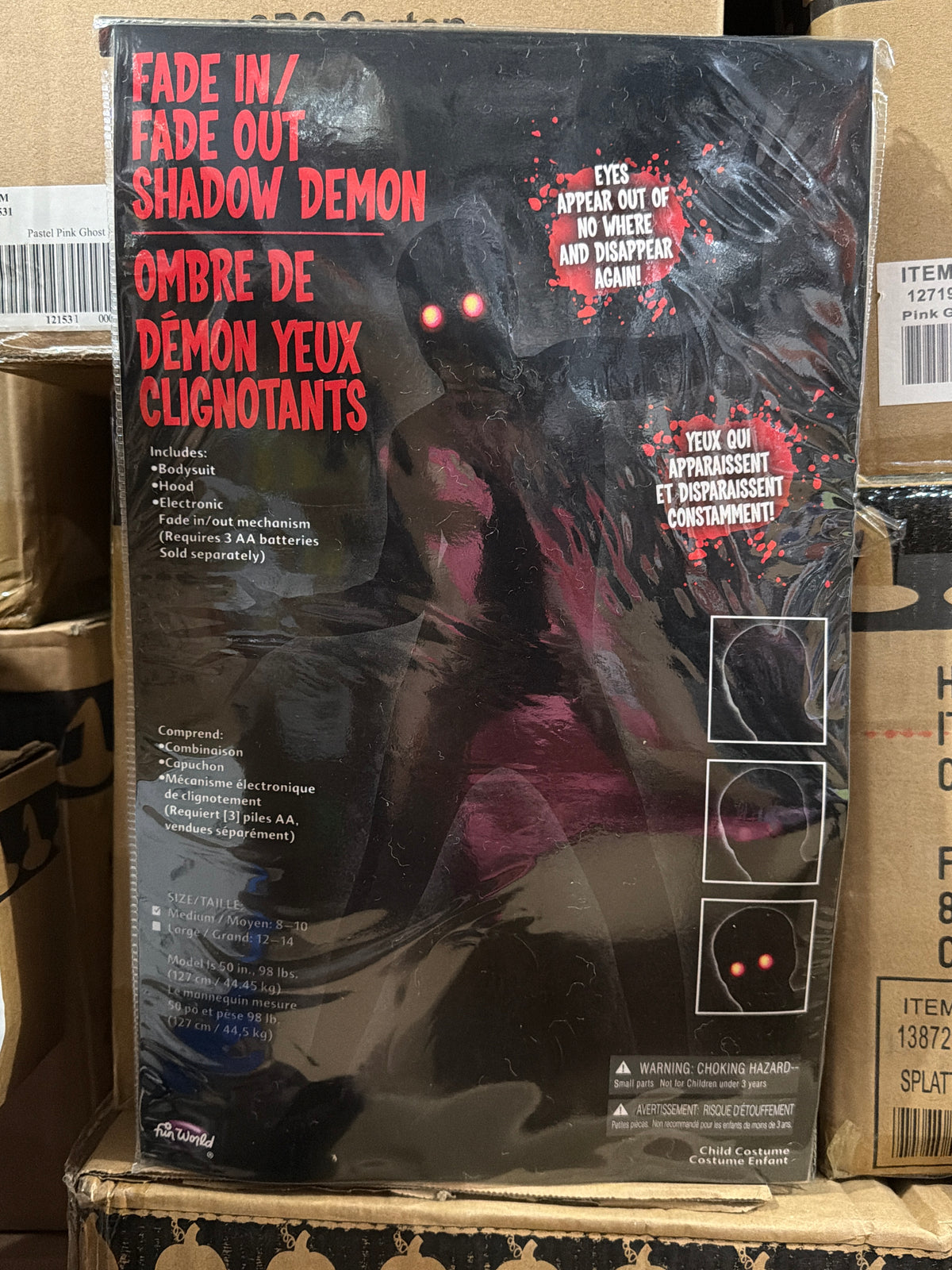 Fade In / Fade Out Shadow Demon - Child Medium (8-10)
