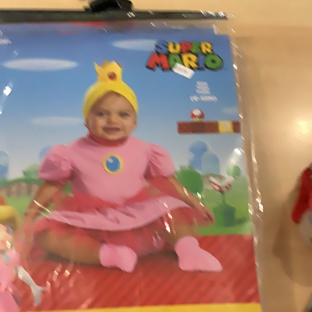 *Super Mario - Princess Peach - Deluxe Infant (6-12M)