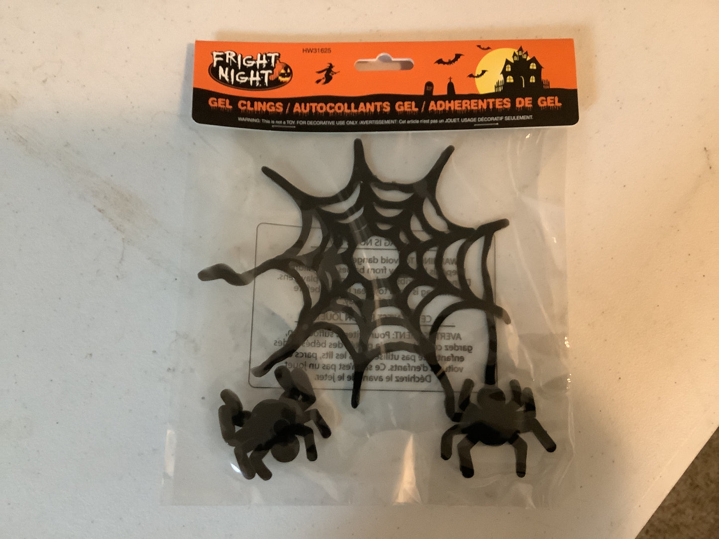 *Gel Clings - Black - Fright Night