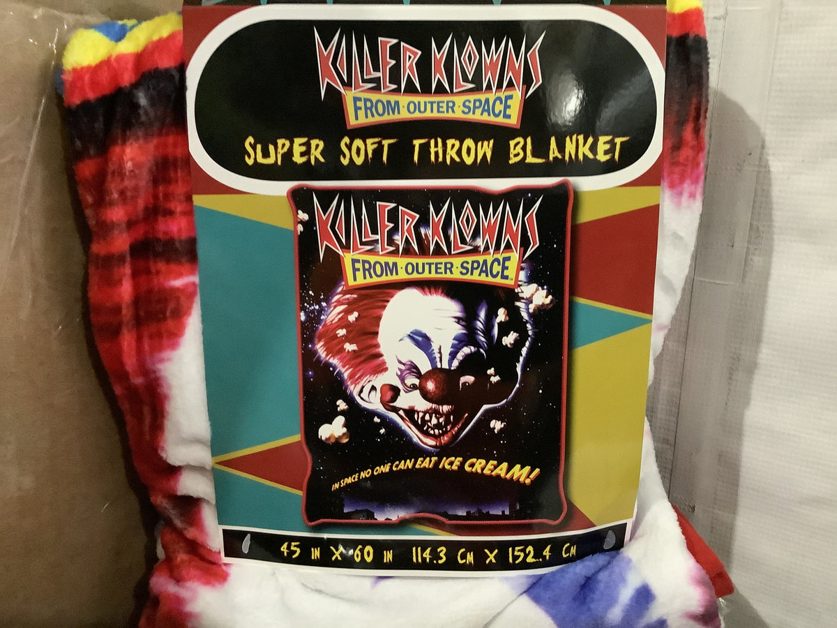 Killer Klowns from Outer Space Original Poster Blanket