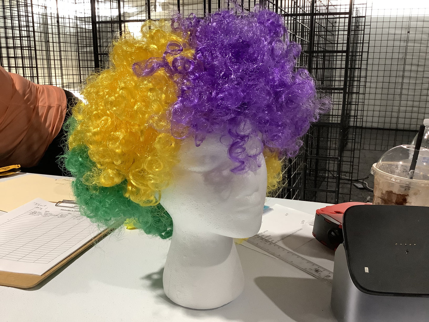 Mardi Gras Clown Wig