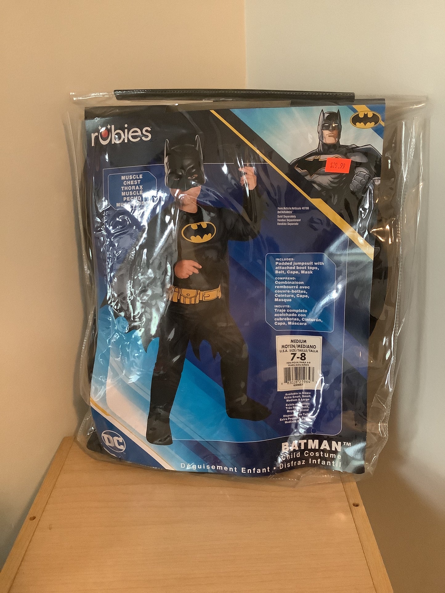 Deluxe Batman Child Med (7-8)