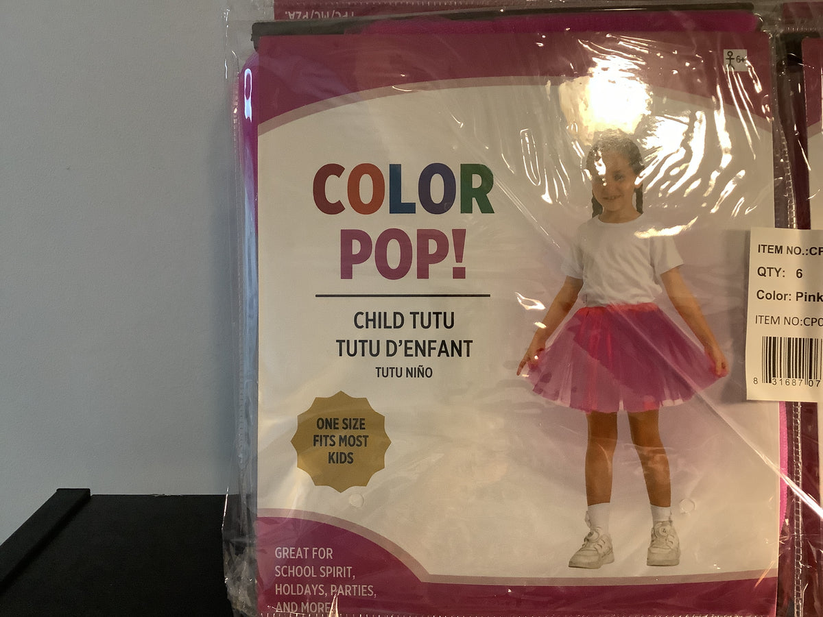 Color Pop Tutu - Pink - Child One Size