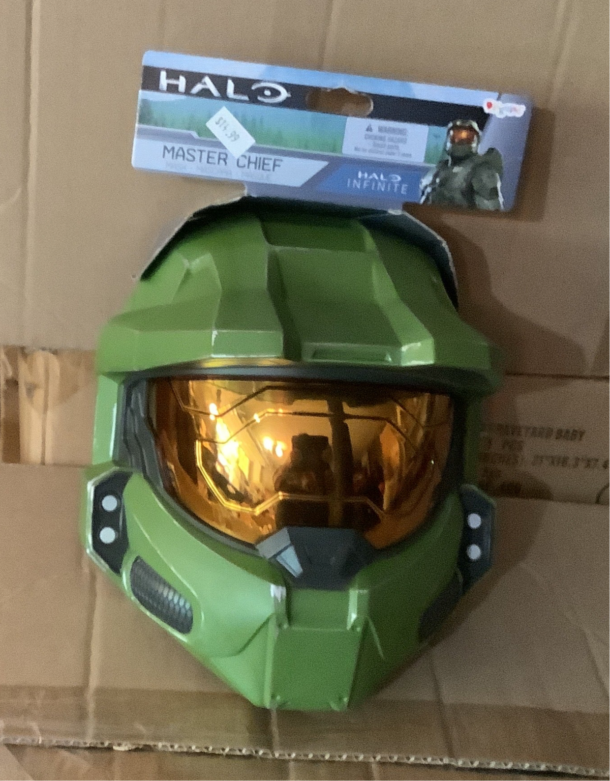 Halo Master Chief Half Helmet -Child One Size