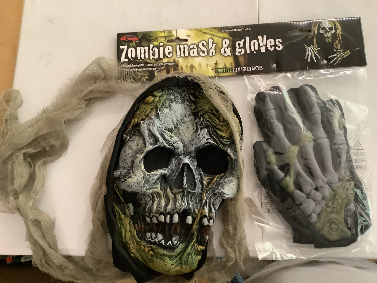 Zombie Mask & Gloves