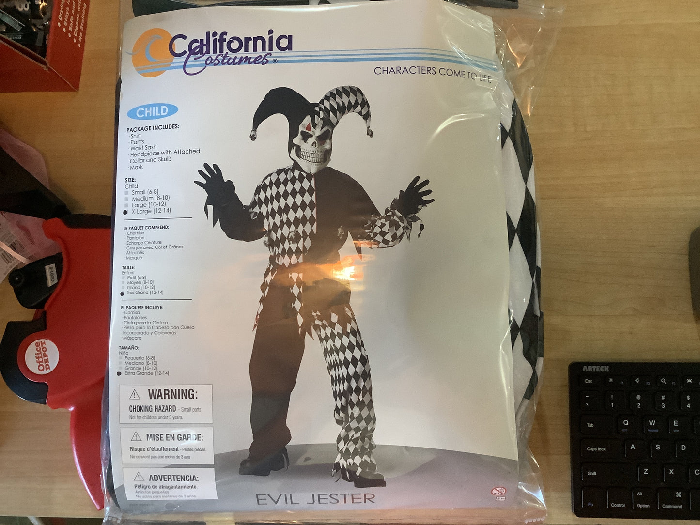 *Evil Jester - Child XL