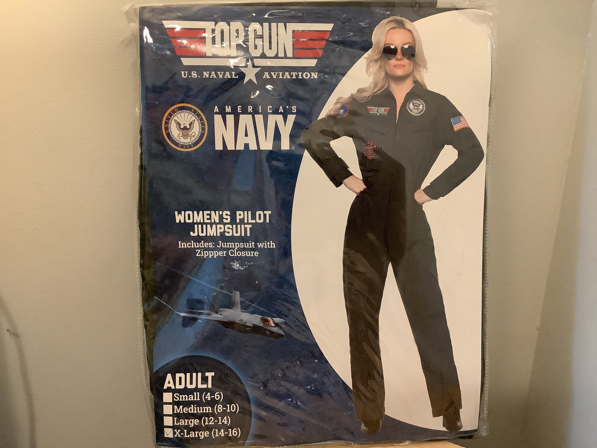 Top Gun Women’s Pilot Jumpsuit - Adult XL (14-16)
