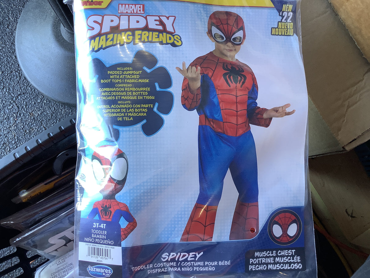 Spidey Marvel - Spider Man - Toddler (3T-4T)