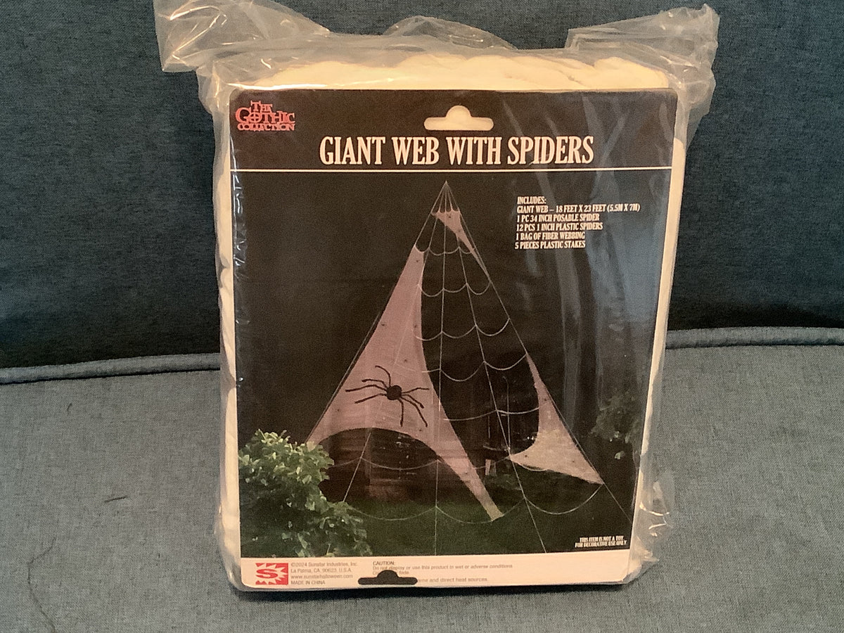 Giant Web with Spiders