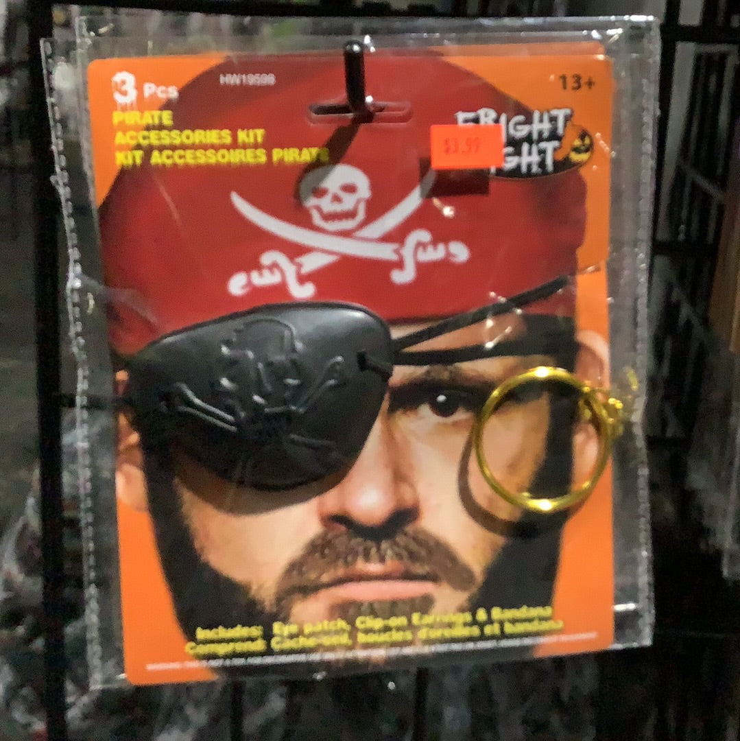 Pirate Eye Accessory Kit - Fright Night