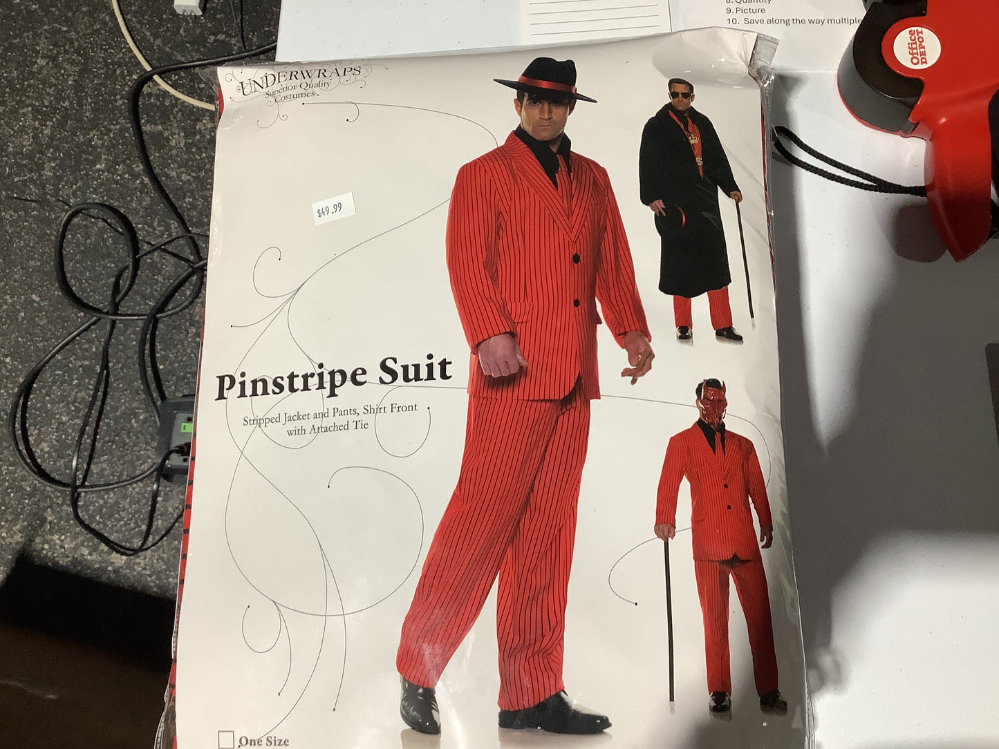 *Pinstripe Suit - XXL