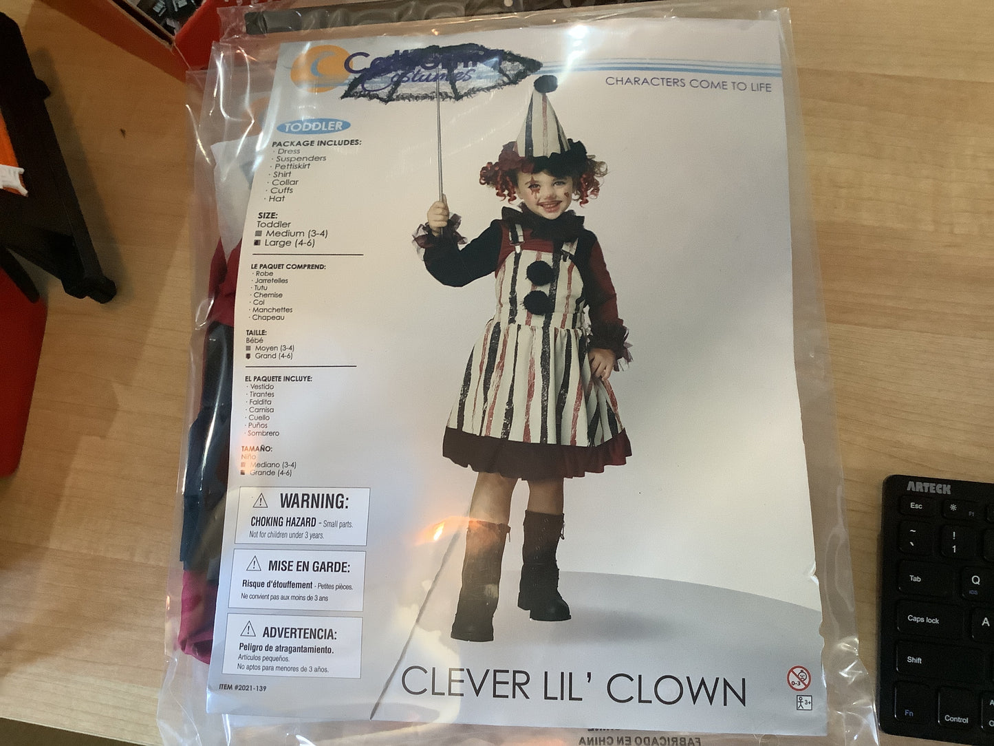 Clever Lil’ Clown - Toddler Medium
