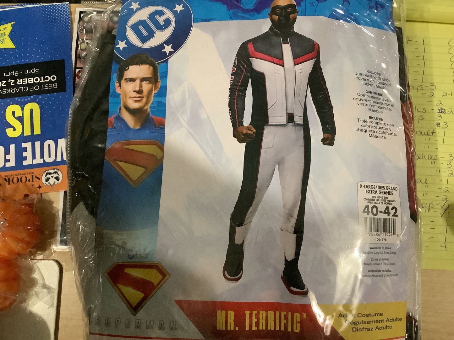 *DC Superman - Mr. Terrific - Adult XL (40-42)