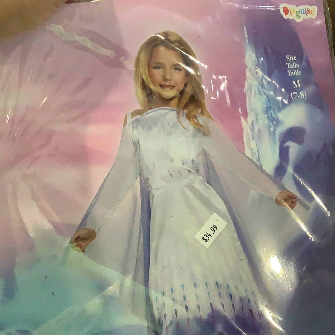 *Disney Frozen - Snow Queen Elsa - Child Medium (7-8)