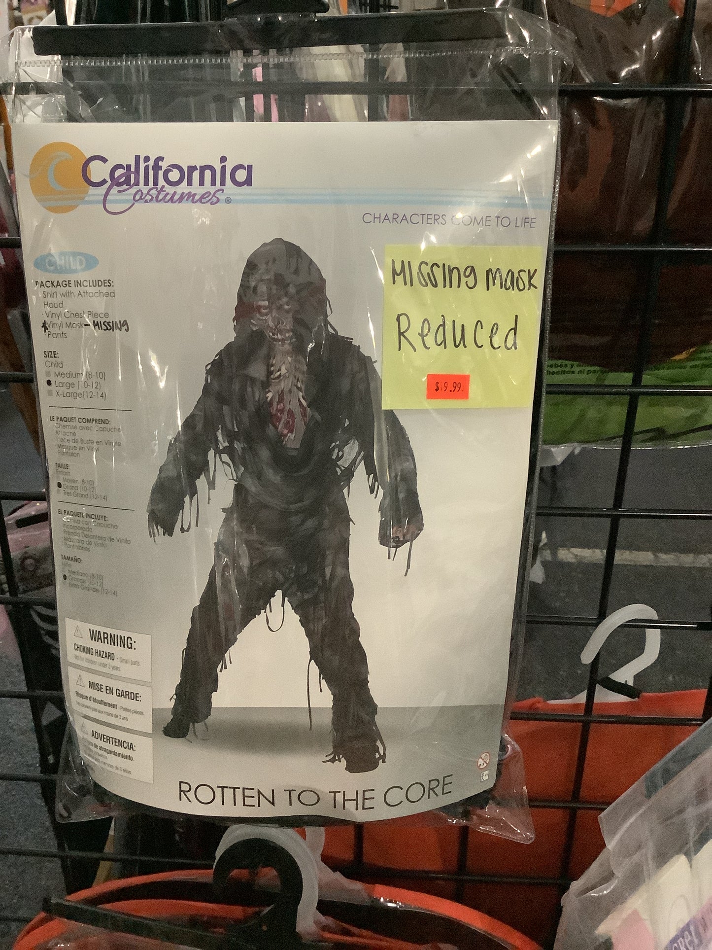 Rotten to the core (missing mask)