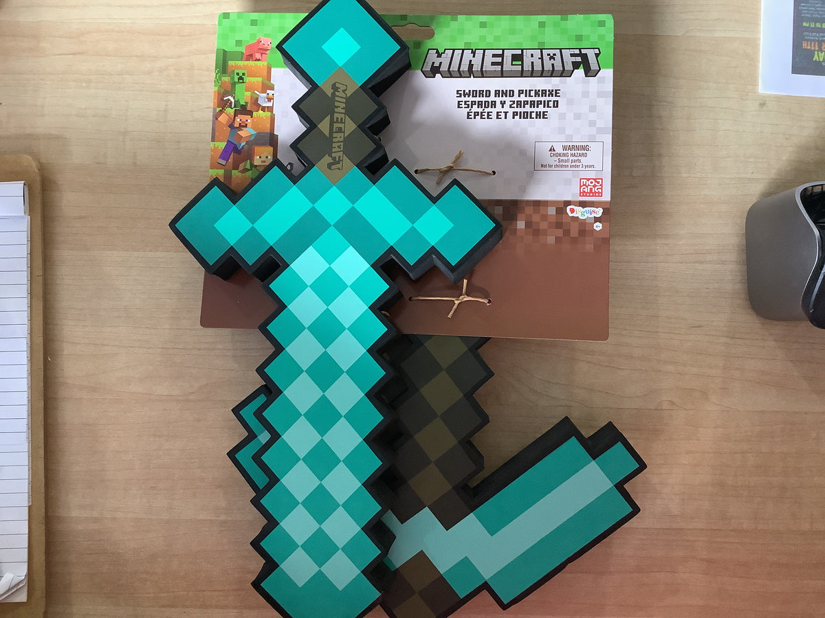 Minecraft Foam Sword & Pickaxe Set