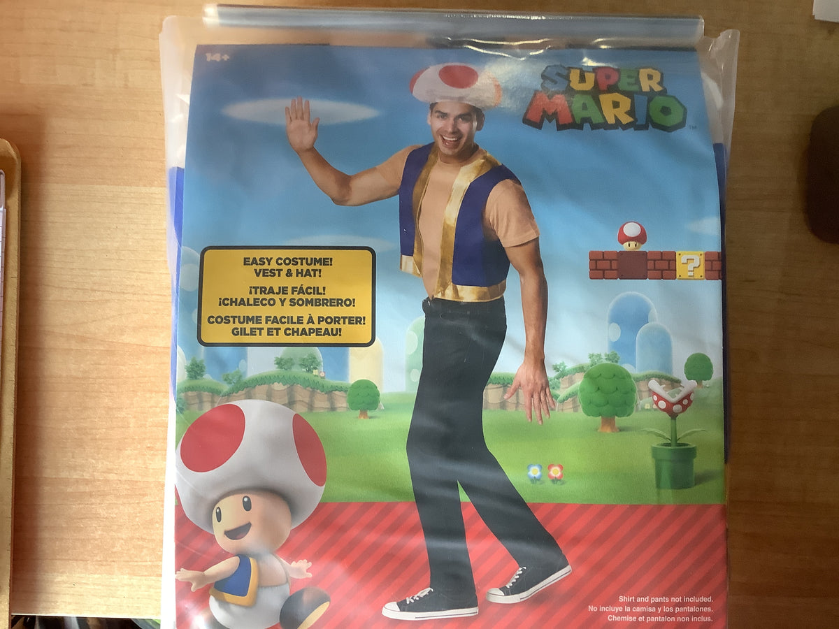 Super Mario Brothers - Toad Accessory Kit - Adult One Size