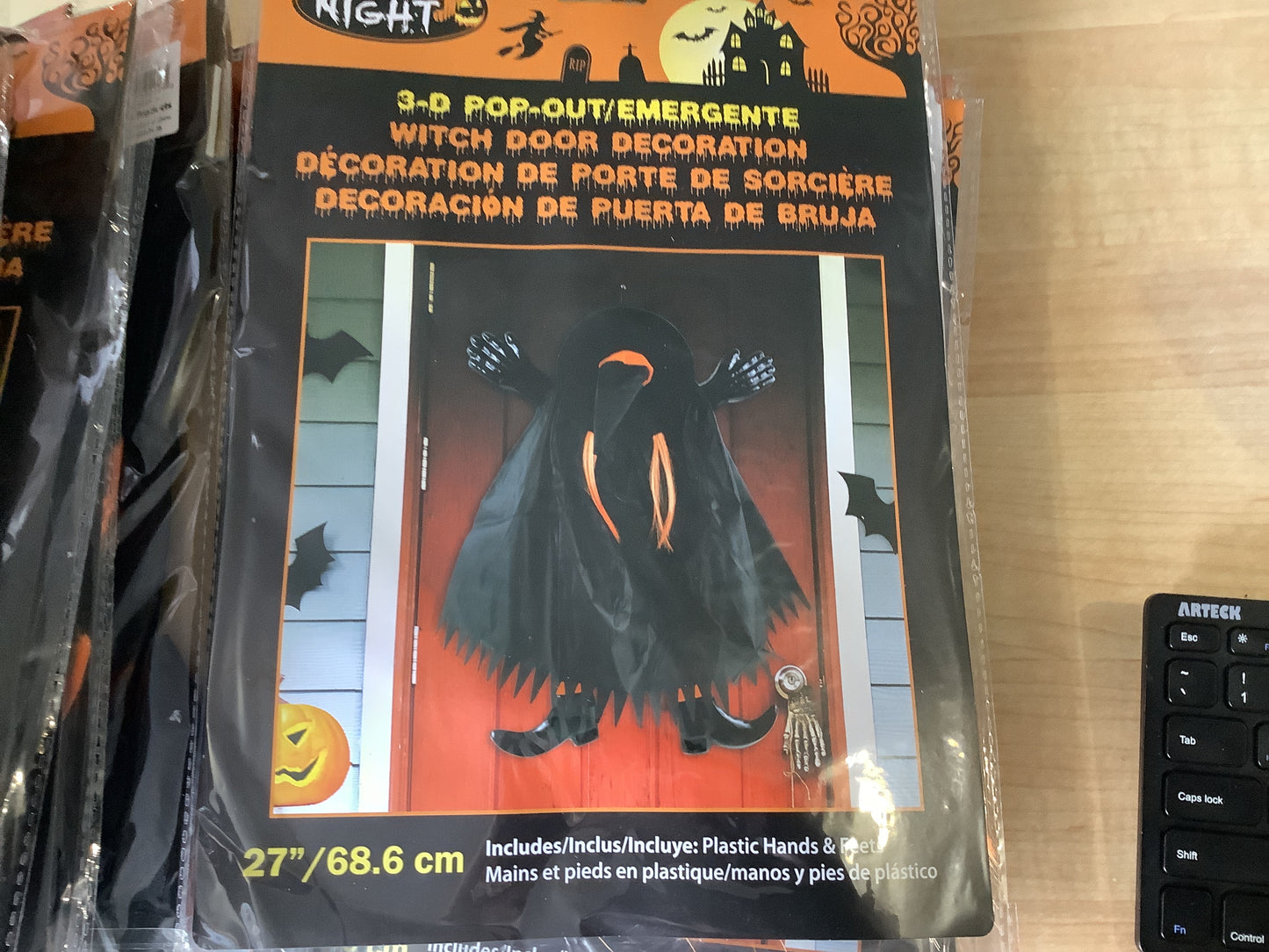 *3-D Popout Crashed Witch Decor