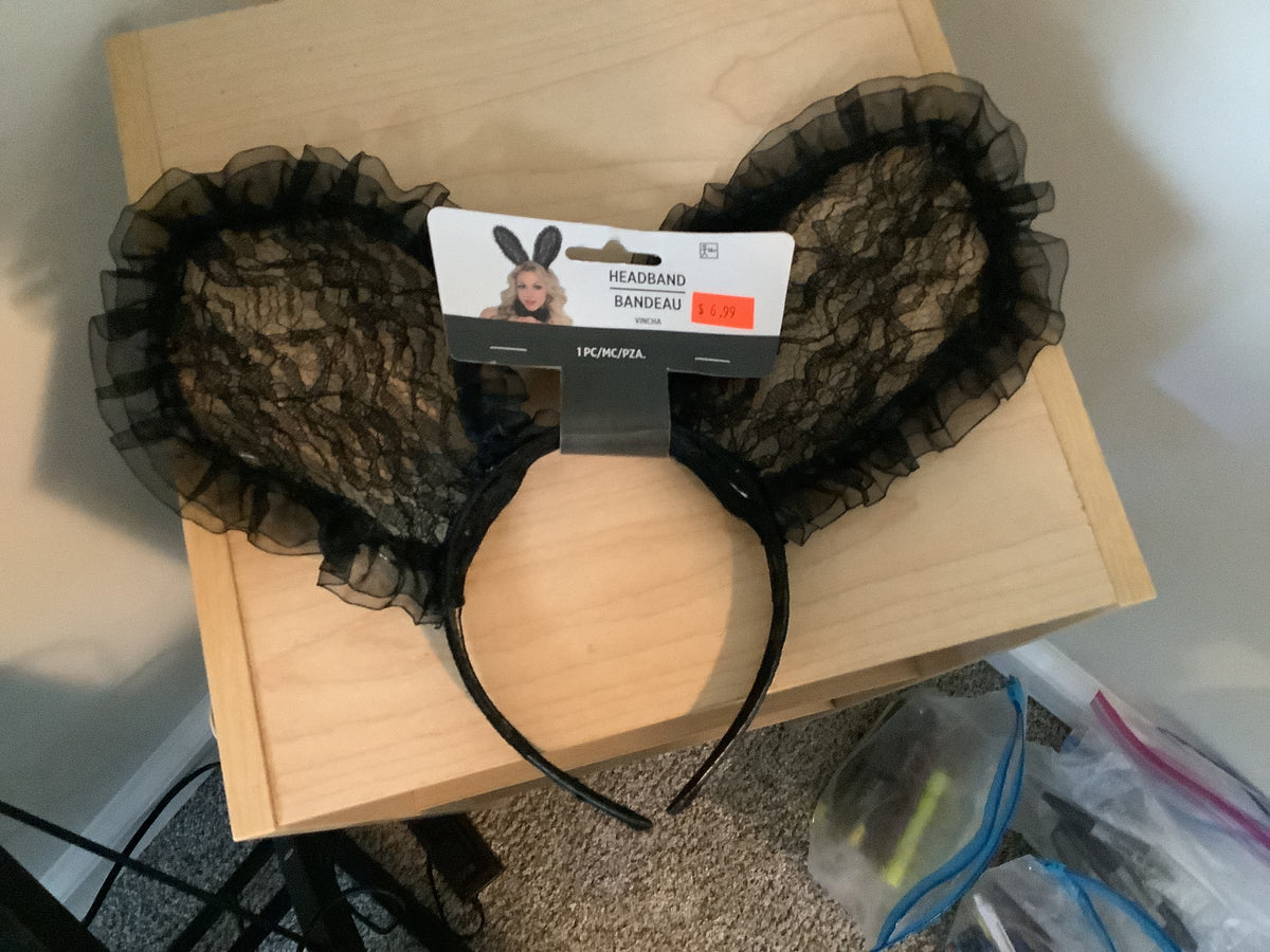 Lace Bunny Ears Headband