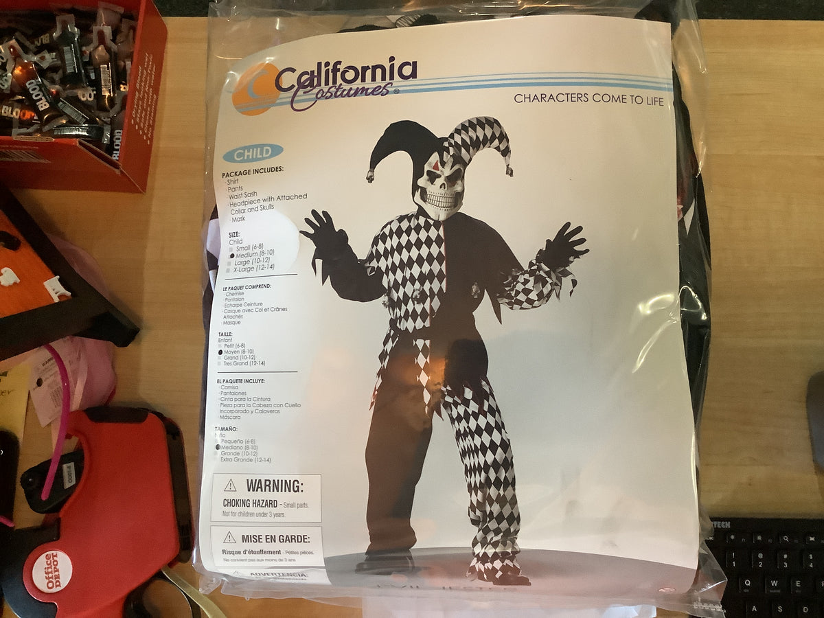 Evil Jester - Child Medium
