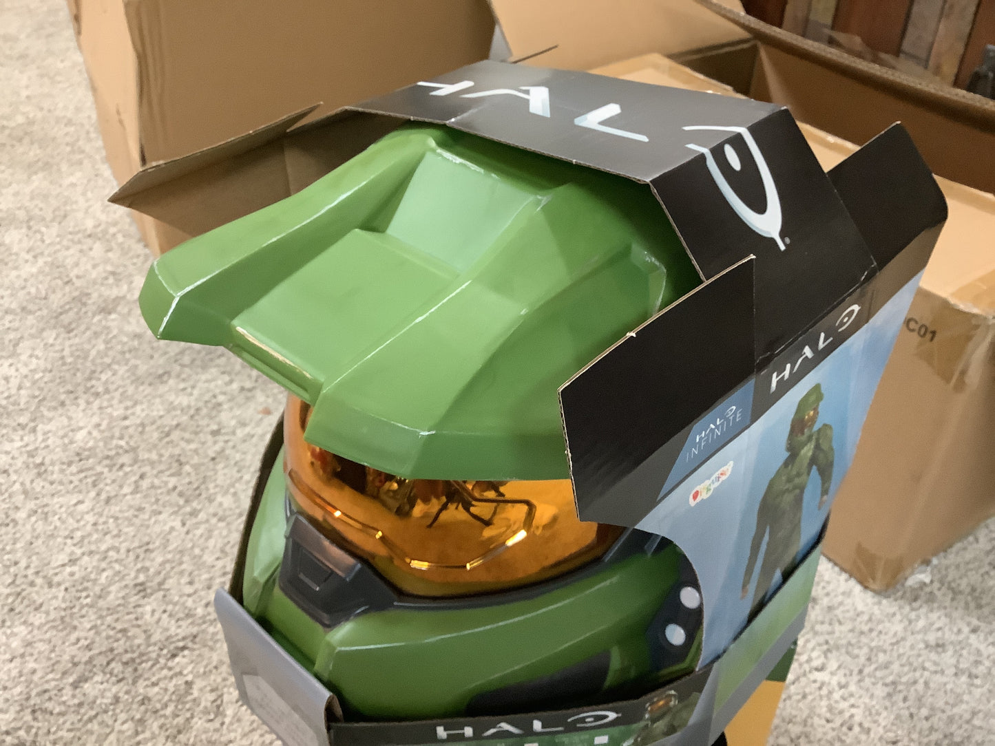 *Halo Master Chief Costume with Helmet- Adult 42-46