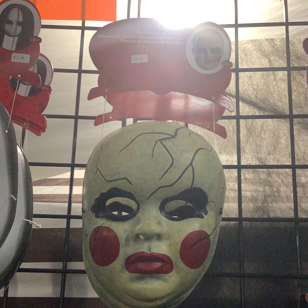 Smeary Doll Face Mask - Disguise